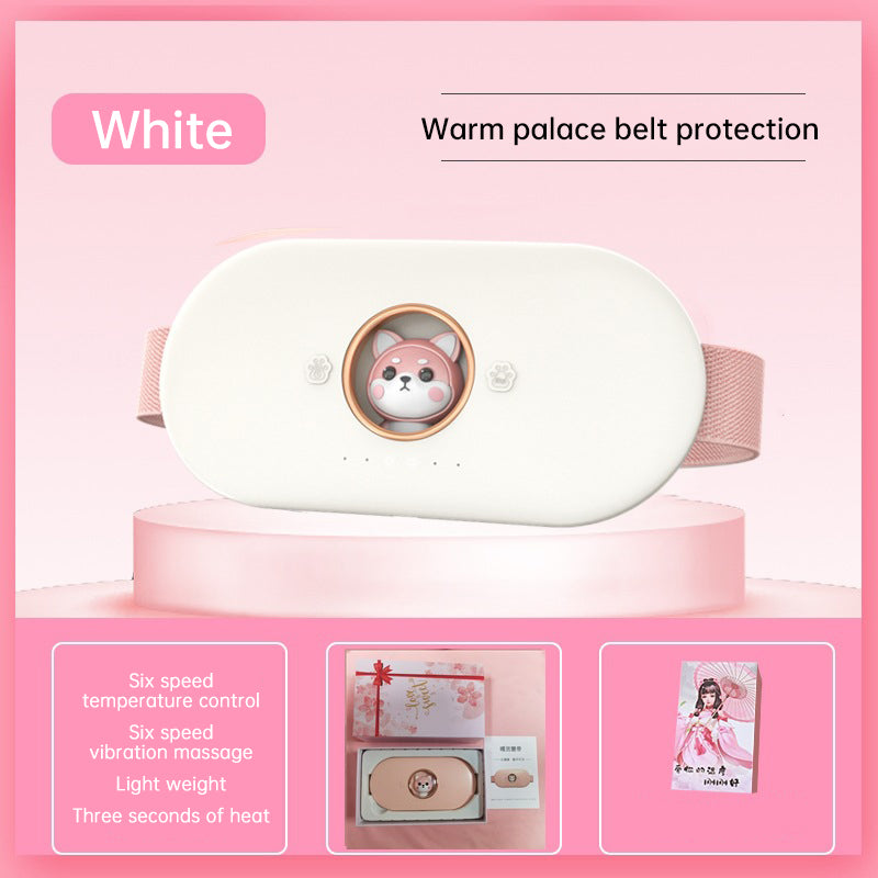 Warm palace belt constant temperature electric heating waist protection female menstrual aunt's magical massage device